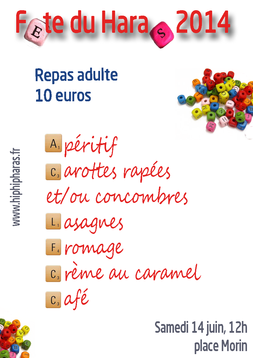 Menu Adulte