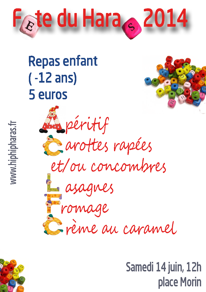 Menu Enfant