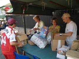 Mise en place de la tombola