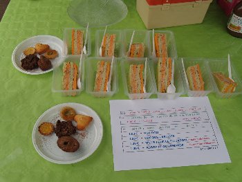 Le menu du soir