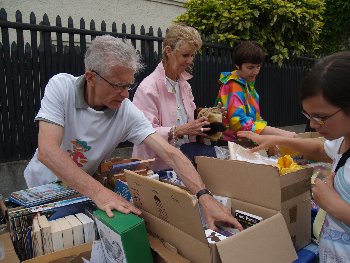 La foule  la Tombola